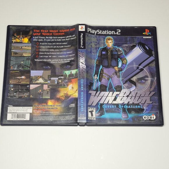 Winback Covert Operations Playstation 2 PS2 complete cib video game - Picture 1 of 5